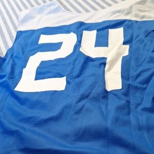 Nike Boys' Blue and White Jersey